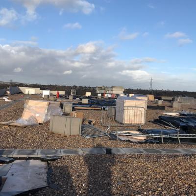 Teaching Block Roof